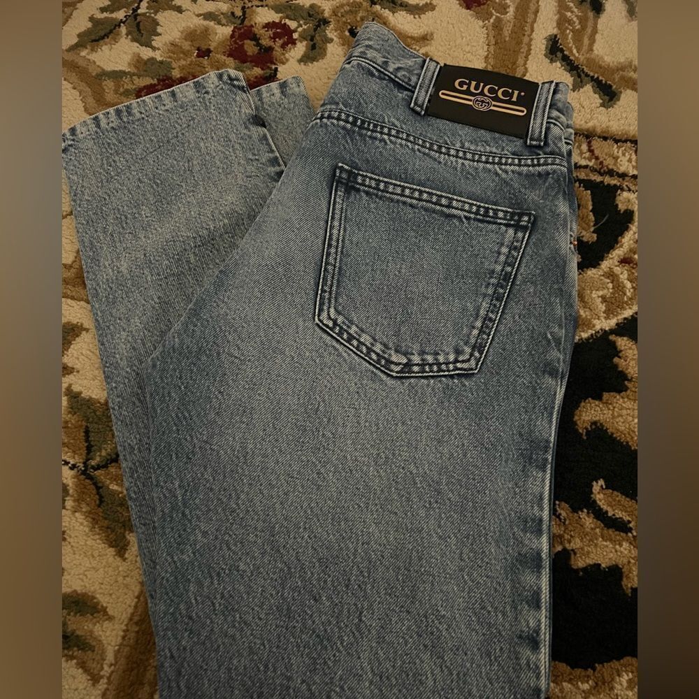 Mens Gucci jeans size 30 washed denim jeans